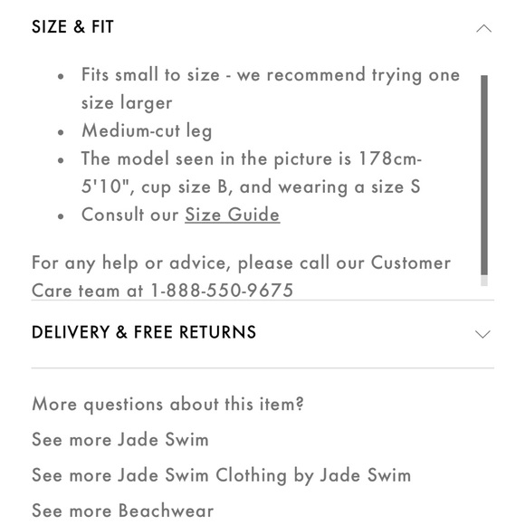 NWT. Jade Swim Apex One Piece. Sz large. Color Black. - Picture 7 of 7